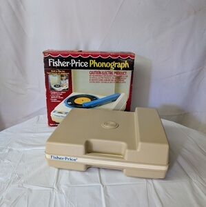Fisher-Price Vintage 1979 Phonograph Record Player